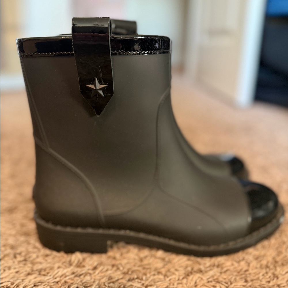 Jimmy Choo Black Winter Boots with Star Detail